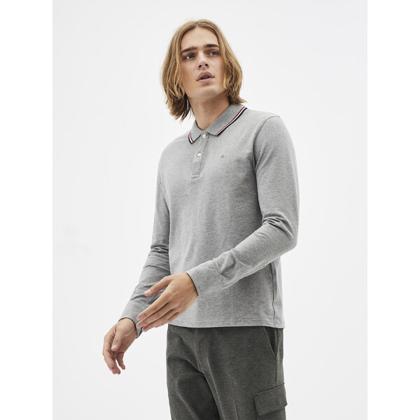 Šedá pánska polokošeľa Celio Necetwoml 50658850