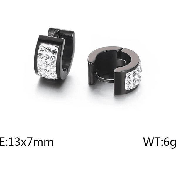 Oceľové náušnice Glare 646 66338051