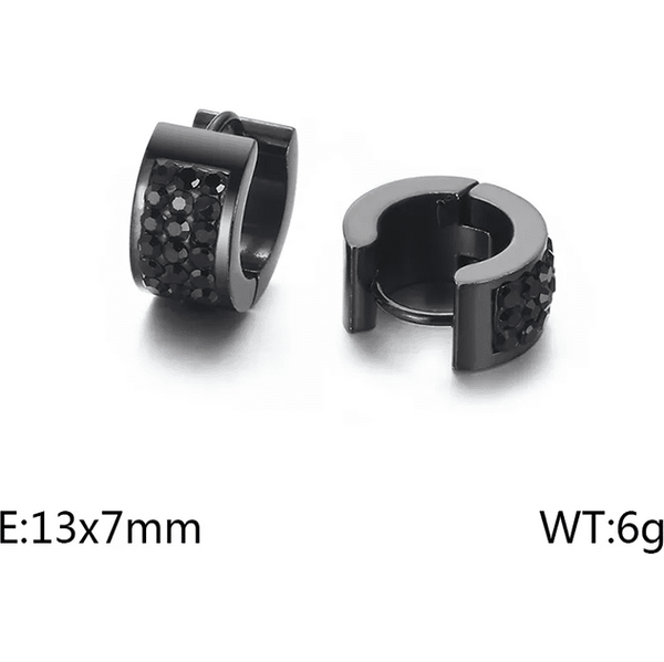 Oceľové náušnice Glare 650 66338056