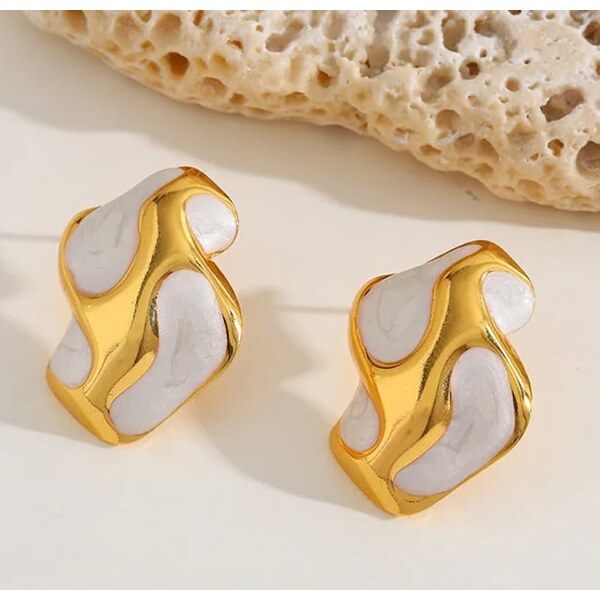 Oceľové náušnice Glare 652 66338057