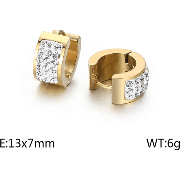 Oceľové náušnice Glare 644 66338049