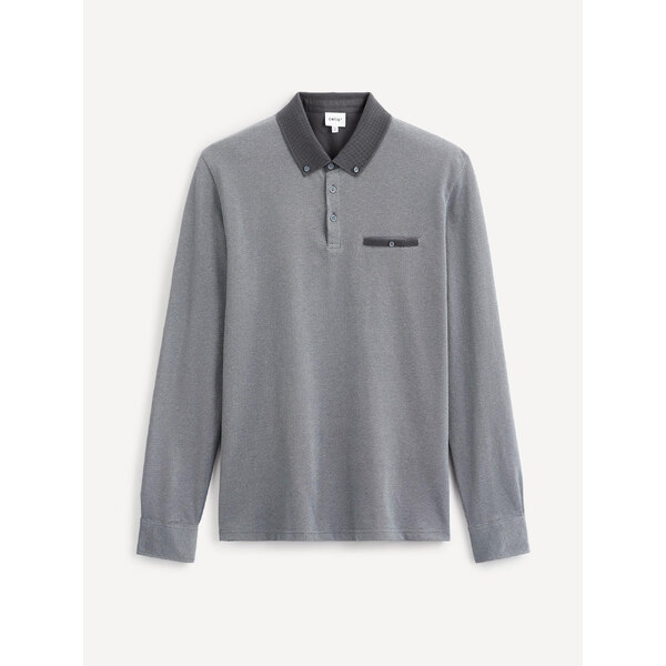 Pánske tričko s dlhým rukávom Celio Comfort 50500689