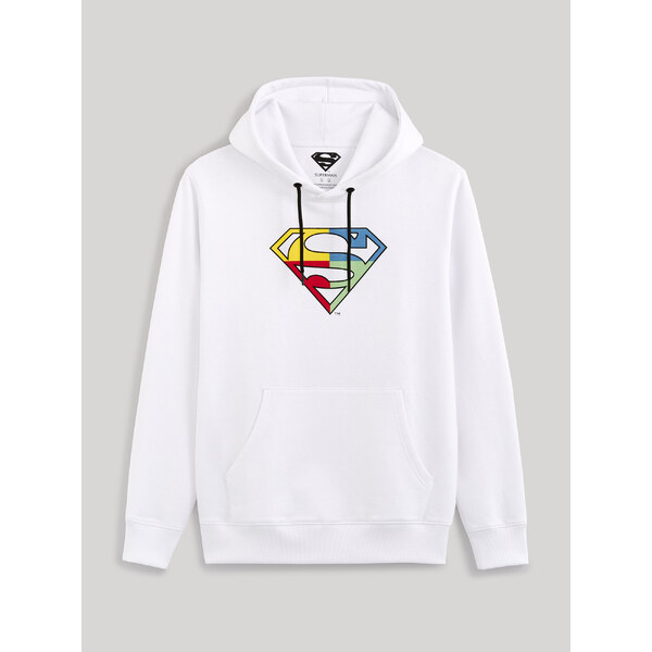 Biela pánska mikina s potlačou Celio Lvemansw 50525082