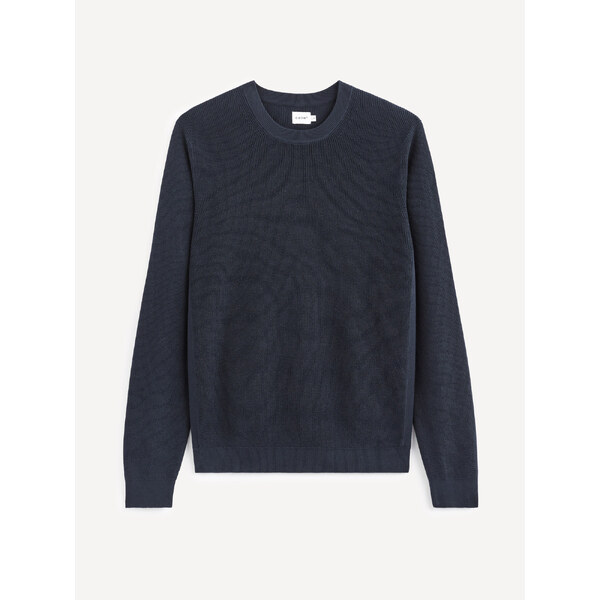 Tmavomodrý basic sveter Celio Tepic 50506363