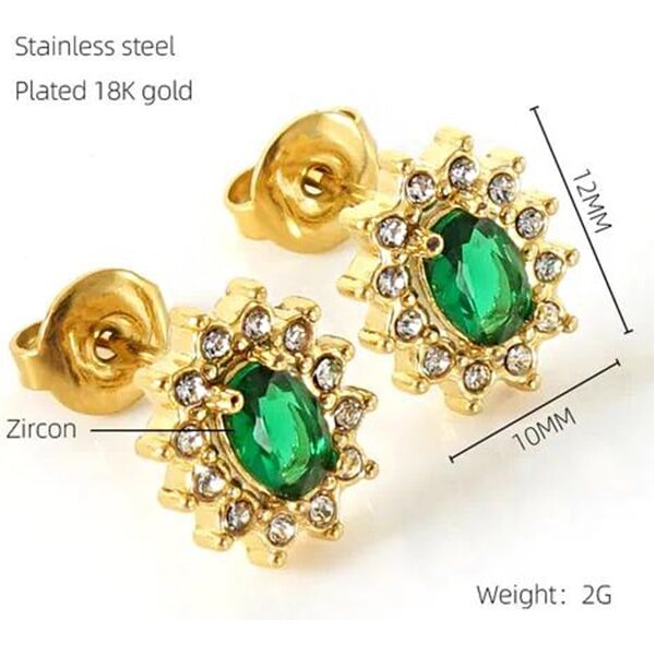 Oceľové náušnice Glare 668 66339471