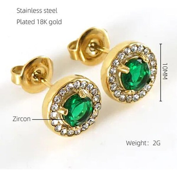 Oceľové náušnice Glare 669 66339472