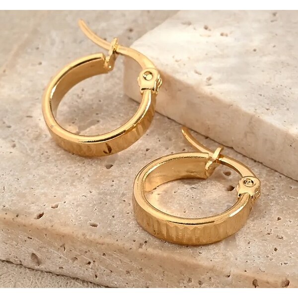 Oceľové náušnice Glare 671 66339474