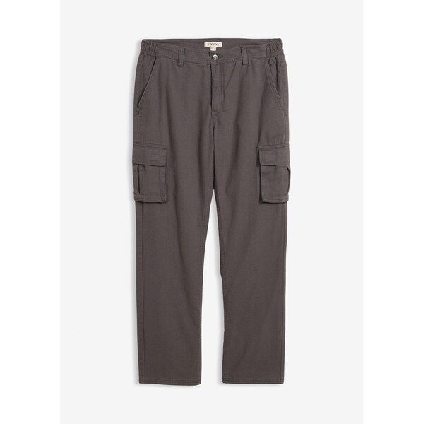 bonprix Termo nohavice Relaxed Fit, z bavlny, Straight, flanelová 66341277