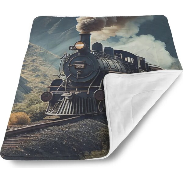 Sablio Deka pre bábätko Parná lokomotíva v horách 62633511