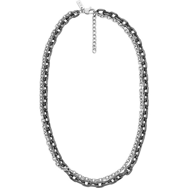 Armani Exchange Dvojitý oceľový náhrdelník pre mužov AXG0159060 66587686