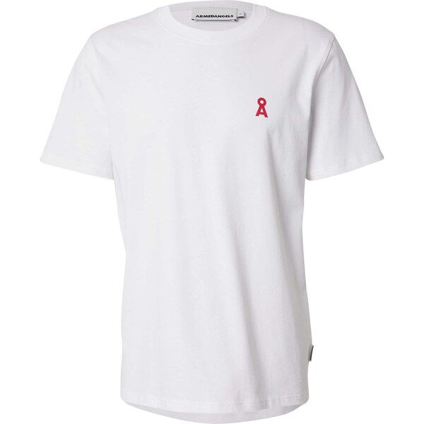 ARMEDANGELS Tričko MAARKOS CHANGEMAKERS melónová / biela 66345940