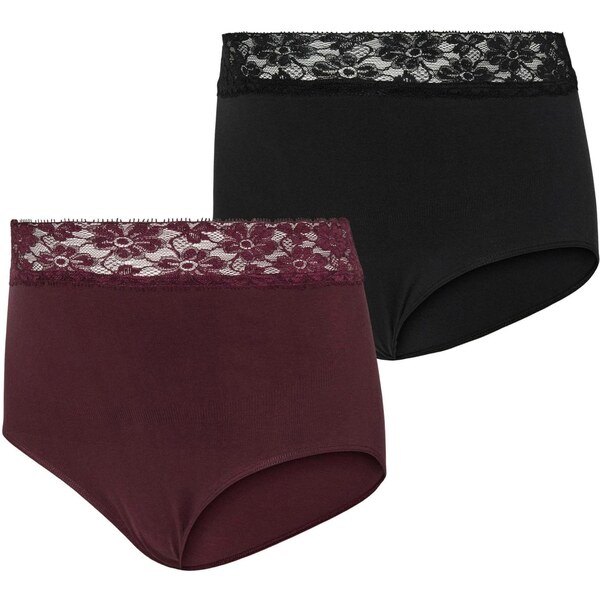 MAMALICIOUS Nohavičky MLHeal purpurová / čierna 66372247