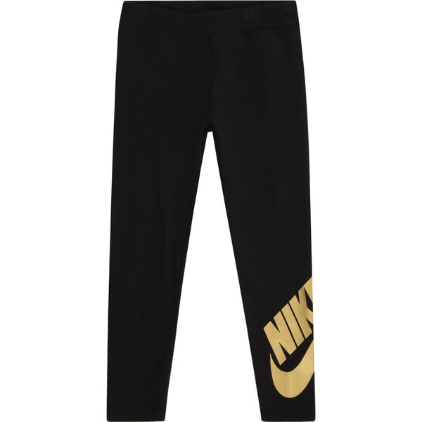 Nike Sportswear Legíny Club svetložltá / čierna 66346369