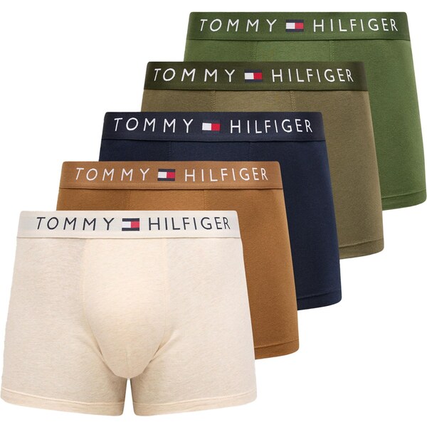 Tommy Hilfiger Underwear Boxerky námornícka modrá / hnedá / olivová / 66346571