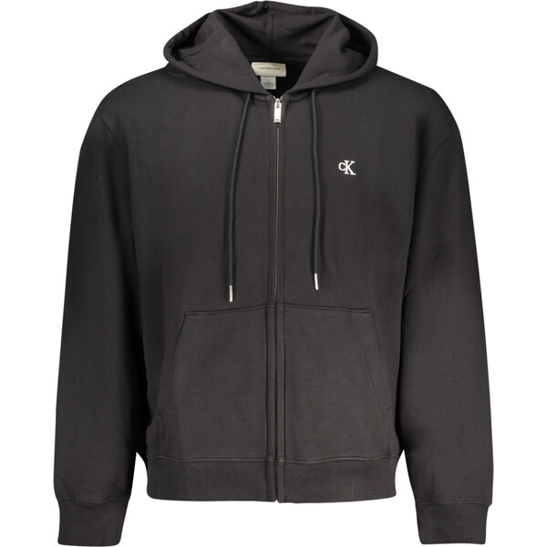 CALVIN KLEIN MENS BLACK ZIP-UP SWEATSHIRT 66353625