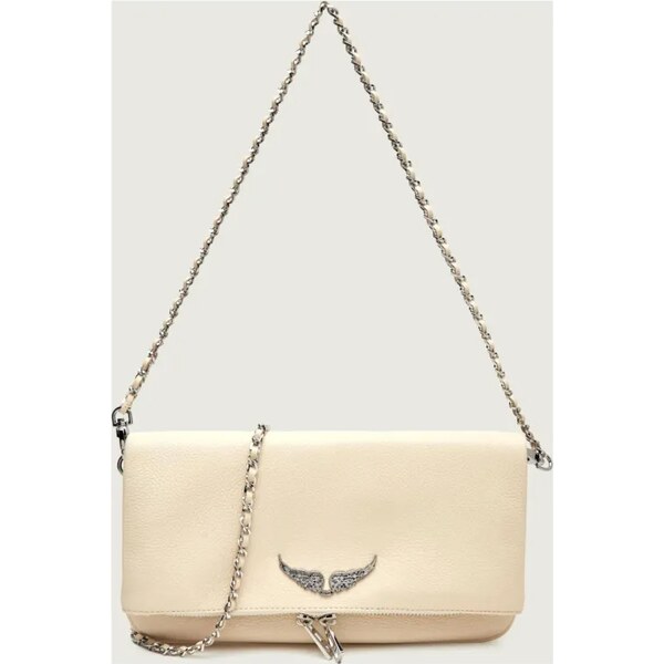 Zadig&Voltaire Kožená kabelka na rameno ROCK 66341384