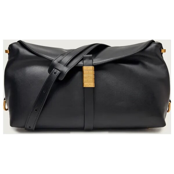 Pinko Kožená kabelka na rameno NEW SADDLE CLASSIC 66341348