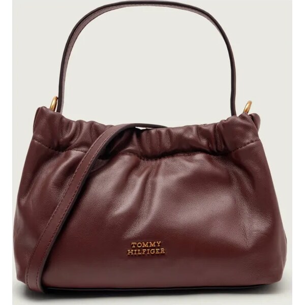 Tommy Hilfiger Kožená kabelka na rameno 66338274