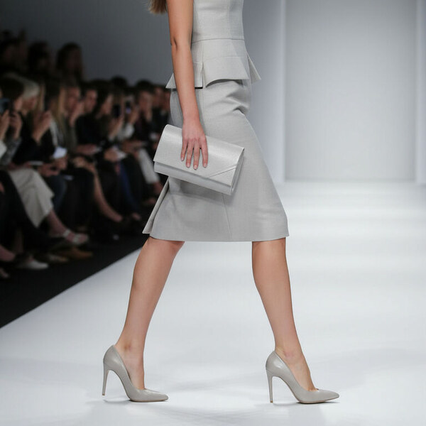 JOHN-C Dámska strieborná spoločenská kabelka KAMILL 66347607