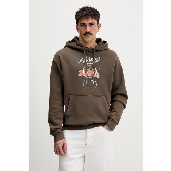 Bavlnená mikina Hugo Blue Nimponex 66393223