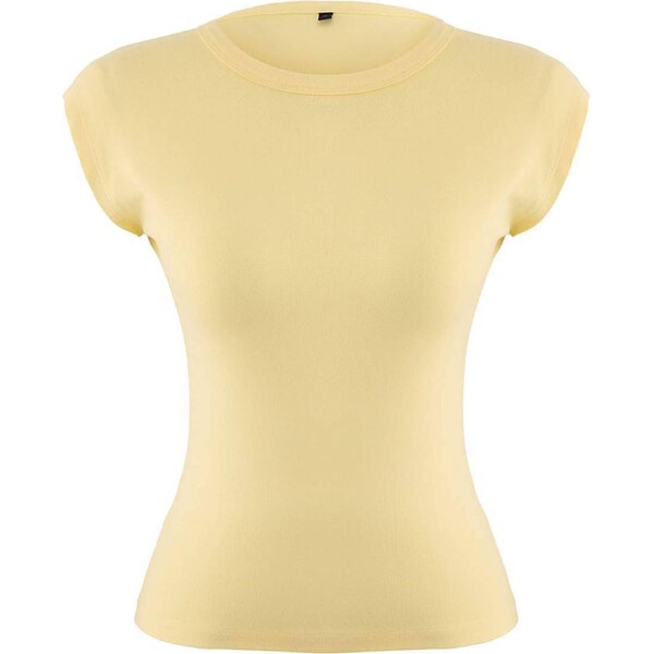 Trendyol Tričko svetložltá 65896069