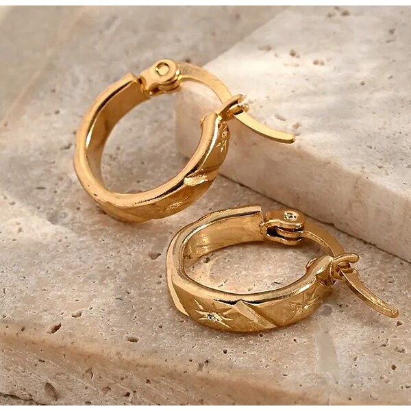 Oceľové náušnice Glare 683 66354049