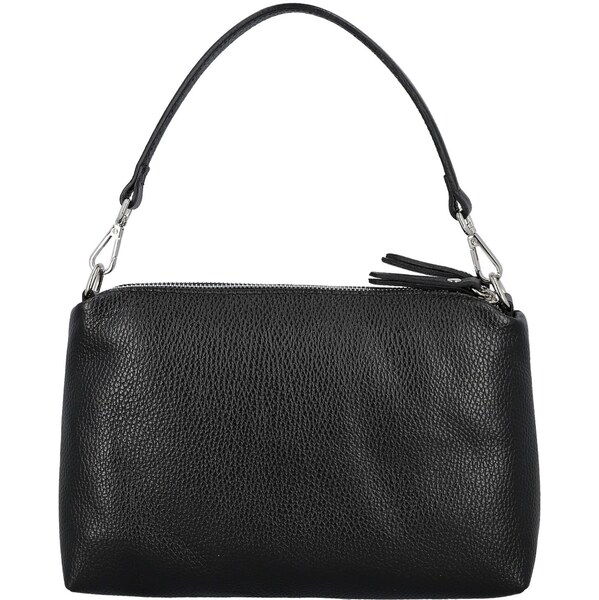 Dámska kožená kabelka na rameno čierna - Delami Vera Pelle Sussan 66436779