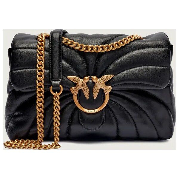 Pinko Kožená kabelka na rameno LOVE PUFF CLASSIC CL 61721217