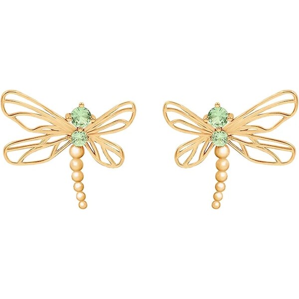 Pozlátené náušnice Lilou Dragonfly 59845009