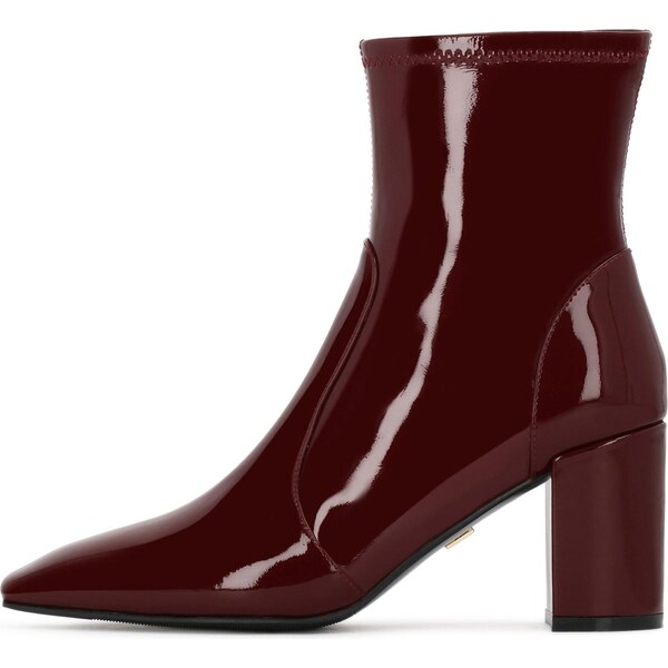 Kazar Členkové čižmy vínovo červená 66346123