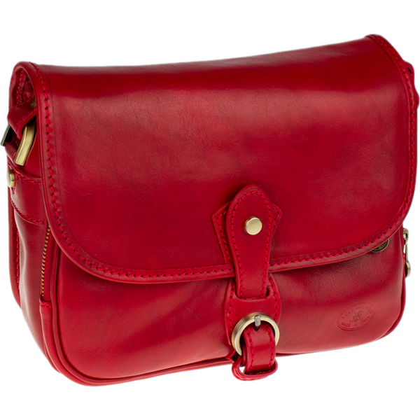 Červená kožená talianska kabelka Aria Rossa NovaKabelka.sk 66362255