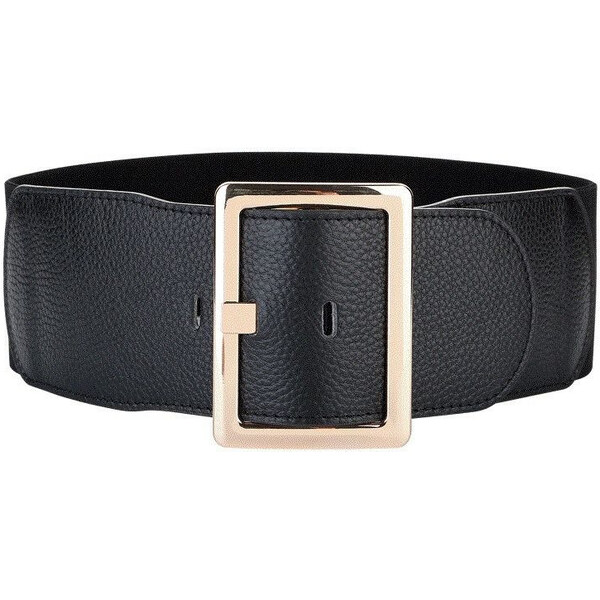 Lifestyle Dámsky kožený elastický strečový opasok Blasia Čierny 65228314