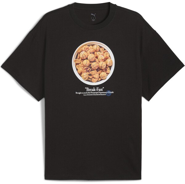 Puma Hooptopia Break Fast Tee - Pánske - Tričko Puma - Čierne - 632881 66361309