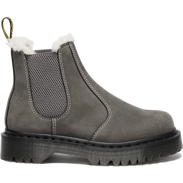 Semišové topánky chelsea Dr. Martens 2976 Bex Fur Lined 66363248