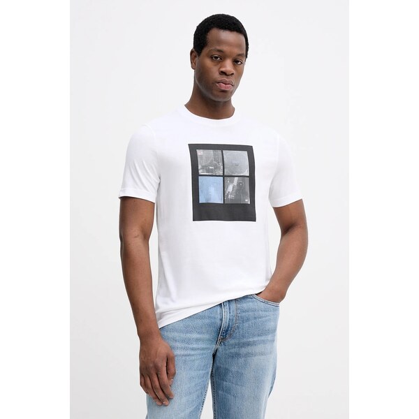 Bavlnené tričko BOSS Orange Te_Cover 66363286