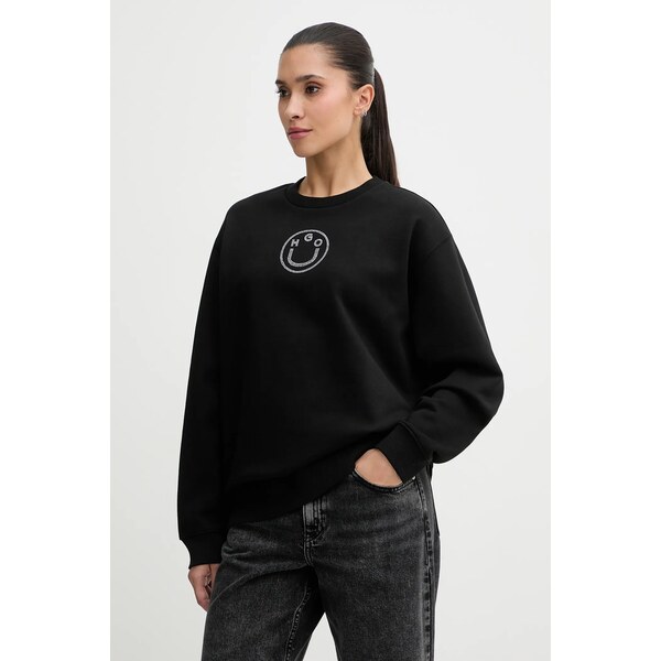 Bavlnená mikina Hugo Blue Classic Crew_B_2 66393238