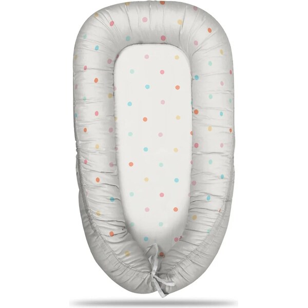 Sablio Hniezdočko pre bábätko Farebné bodky na béžovej 65114003