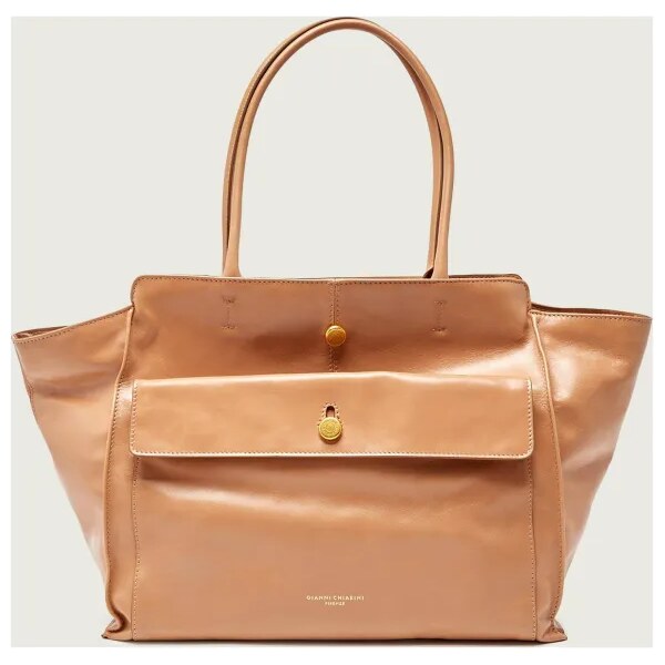 GIANNI CHIARINI Kožená shopper kabelka CHER 66364460