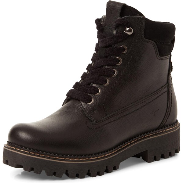 Tamaris Šnurovacie členkové čižmy čierna 66372068