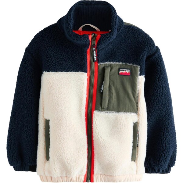 Superdry Prechodná bunda námornícka modrá / kaki / červená / biela ako 66372164