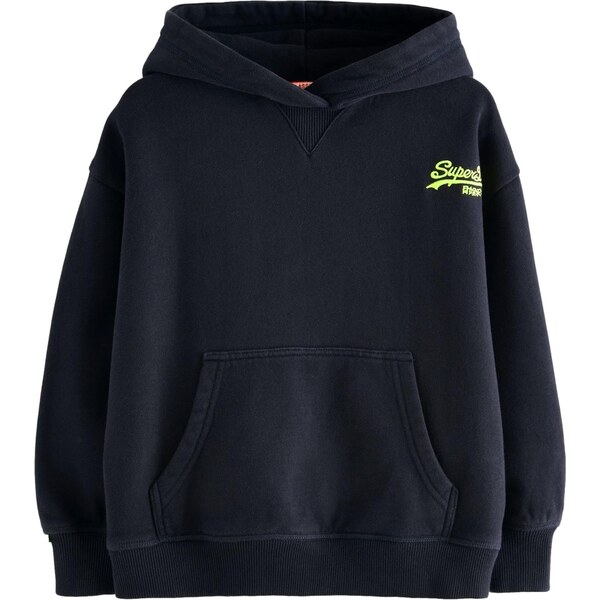 Superdry Mikina Essentials námornícka modrá / trávovo zelená 66372165