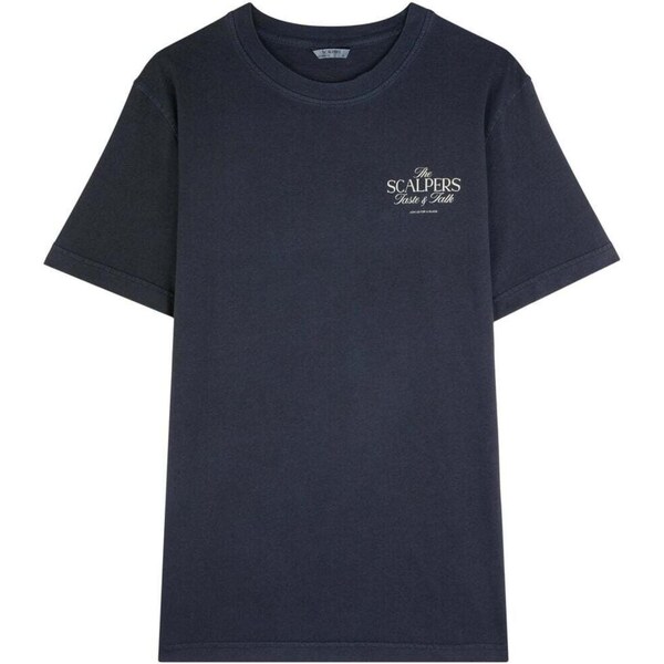 Scalpers Tričko námornícka modrá 66372221
