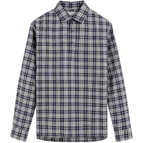 Scalpers Košeľa námornícka modrá / biela 66372296