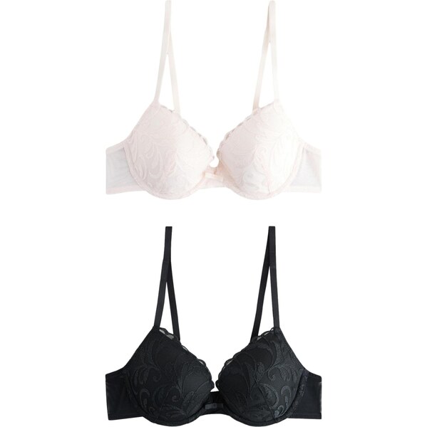 Next Podprsenka čierna / biela 66372314