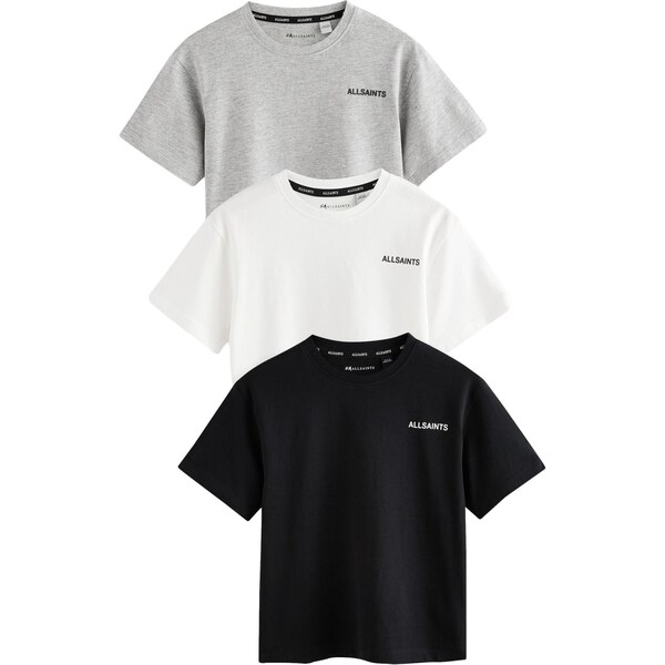 smALLSAINTS Tričko sivá melírovaná / čierna / biela 66372208