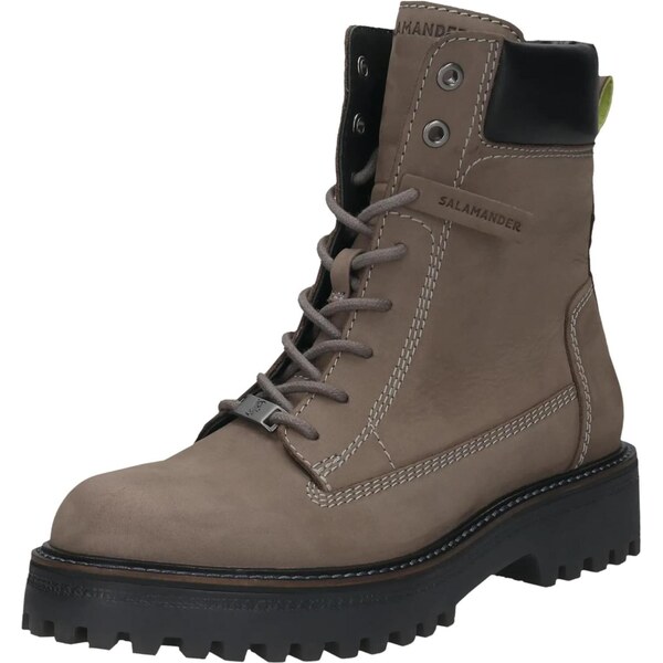 SALAMANDER Šnurovacie členkové čižmy tmavošedá / čierna 66372339