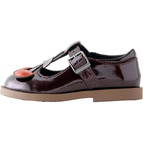 Next Baleríny vínovo červená / oranžovo červená / strieborná 66372489