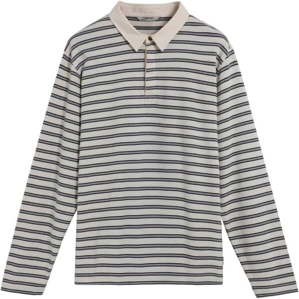 Scalpers Tričko námornícka modrá / šedobiela 66372496