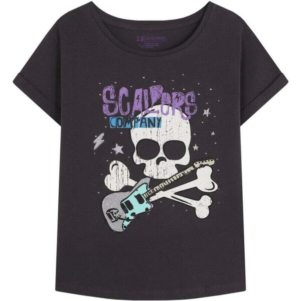 Scalpers Tričko modrá / antracitová / fialová / biela 66372515