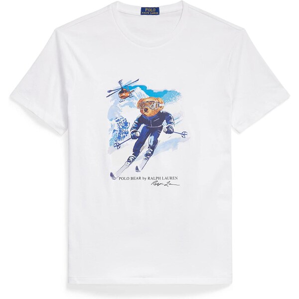 Polo Ralph Lauren Tričko svetlomodrá / tmavomodrá / karamelová / biela 66372960